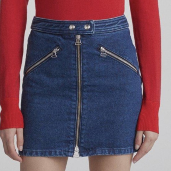 RAG & BONE RACER SKIRT ~ NWOT - Picture 4 of 9